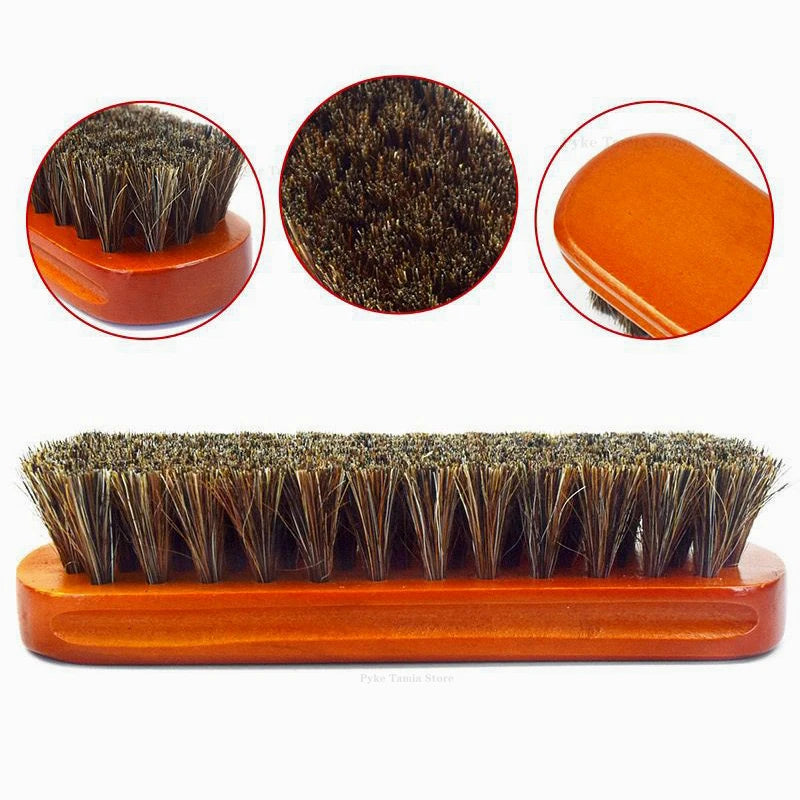 Horsehair Leather Polish Brush