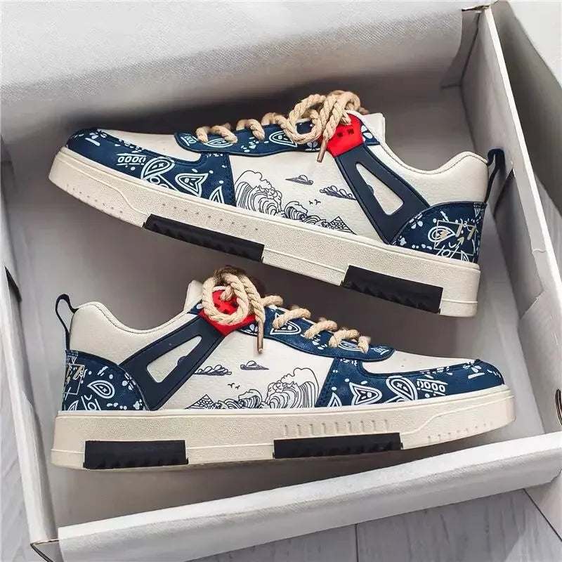 Men's Multi-Color Canvas Sneakers