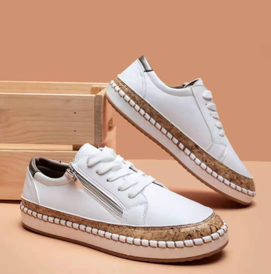 Women's Floral Print Canvas Sneakers