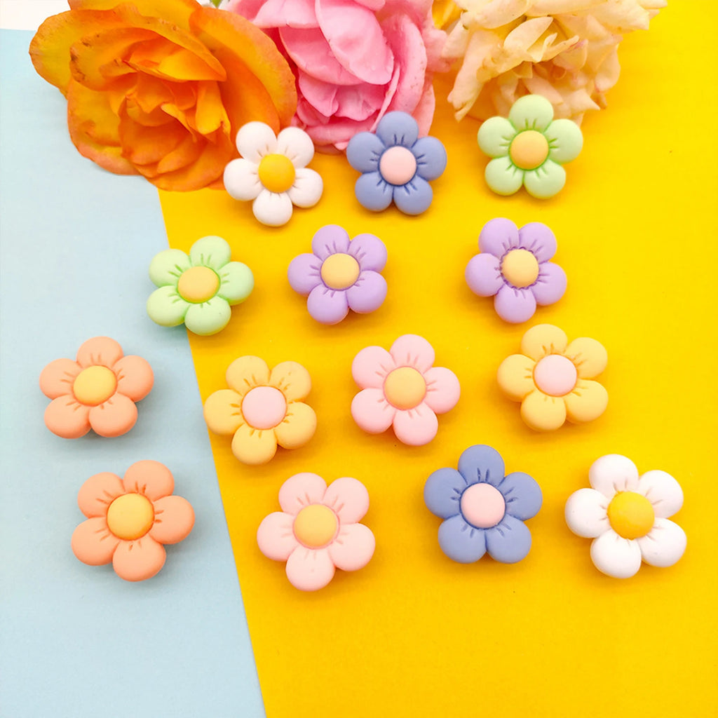 Flower Shoe Charms Set (14-Piece)