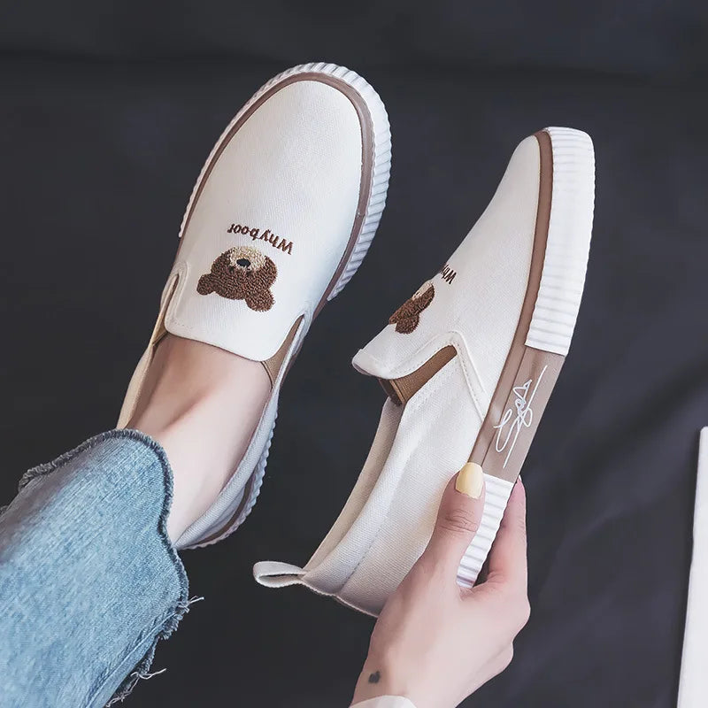 Women's Cushioned Canvas Sneakers