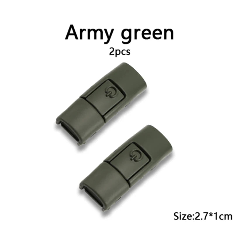 Metal Shoelace Clips & Lock Buckles