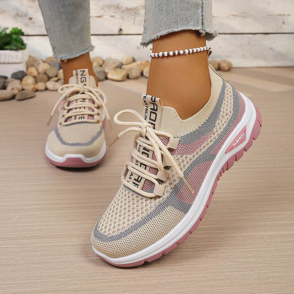 Women's Two-Tone Work Sneakers