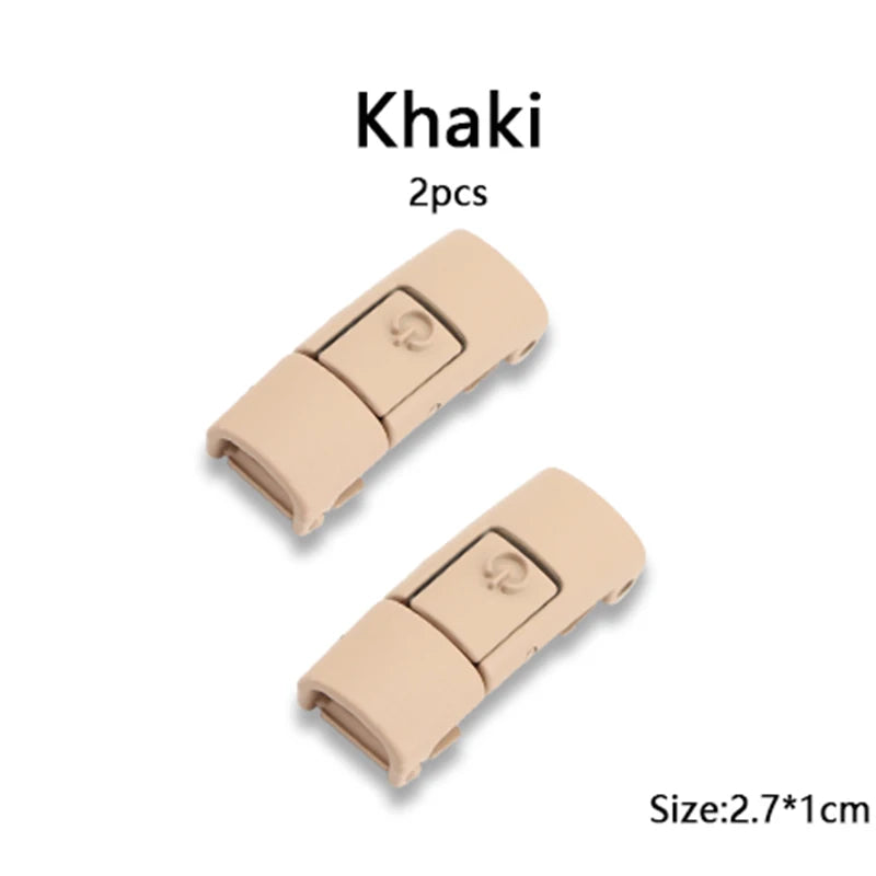 Metal Shoelace Clips & Lock Buckles