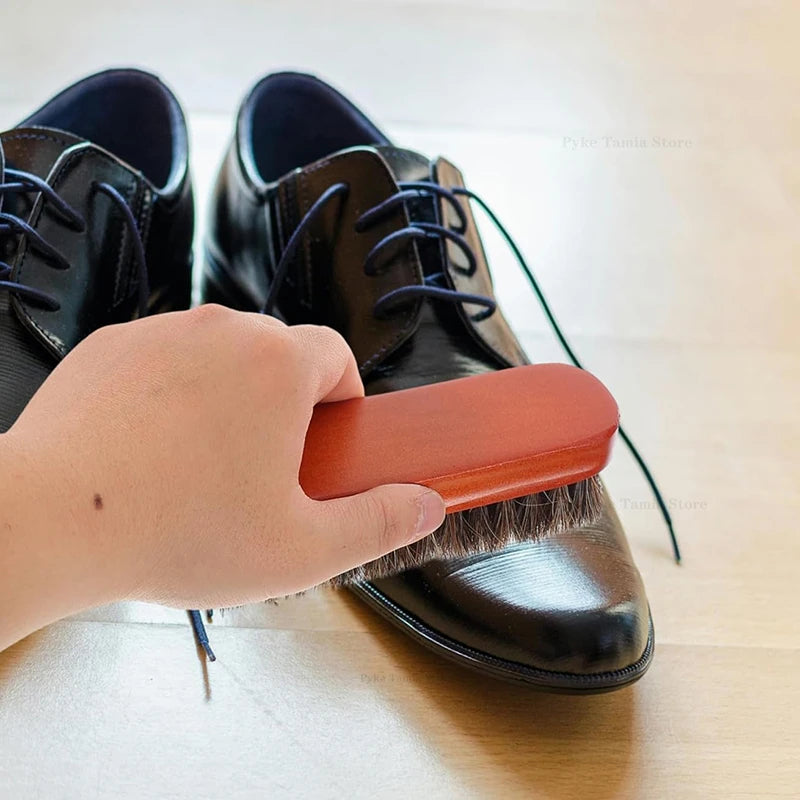 Horsehair Leather Polish Brush