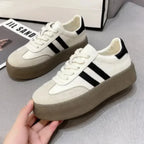 Women's Platform Lace-Up Sneakers