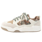 Women's Colorful Lace-Up Platform Sneakers