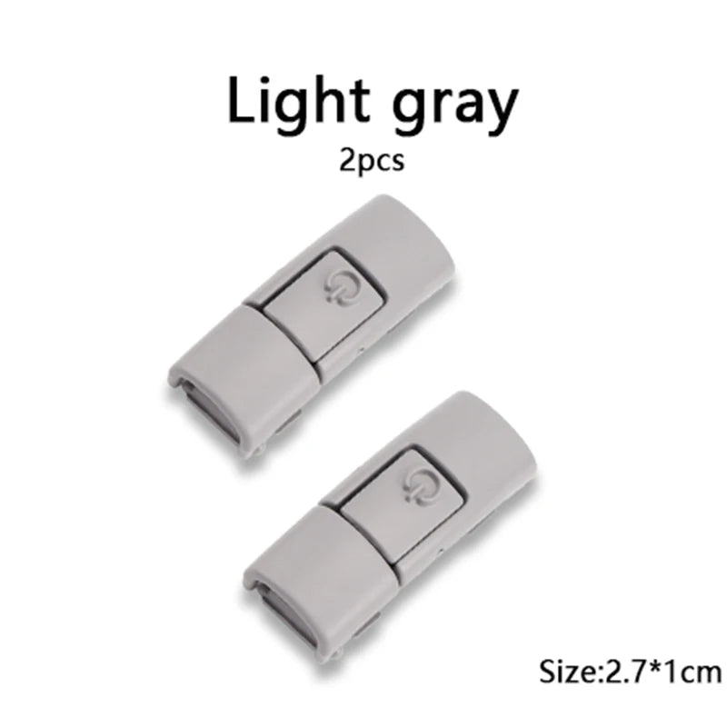 Metal Shoelace Clips & Lock Buckles
