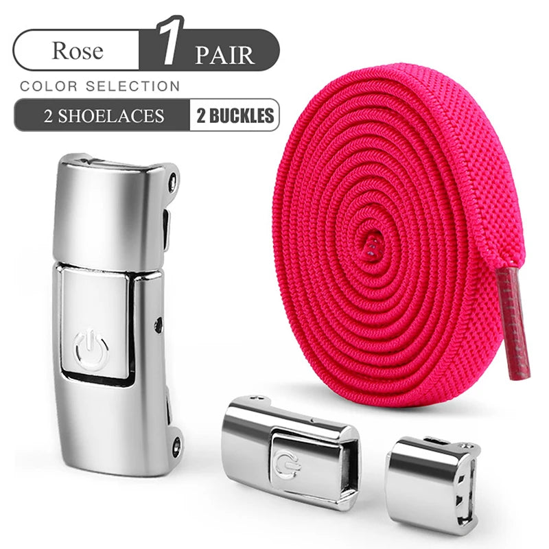 Flat Elastic No-Tie Shoelaces (8mm)