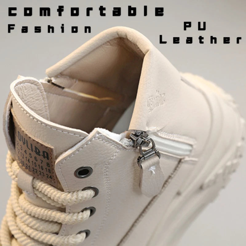 Women's High-Top Platform Boots