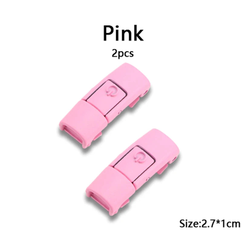 Metal Shoelace Clips & Lock Buckles