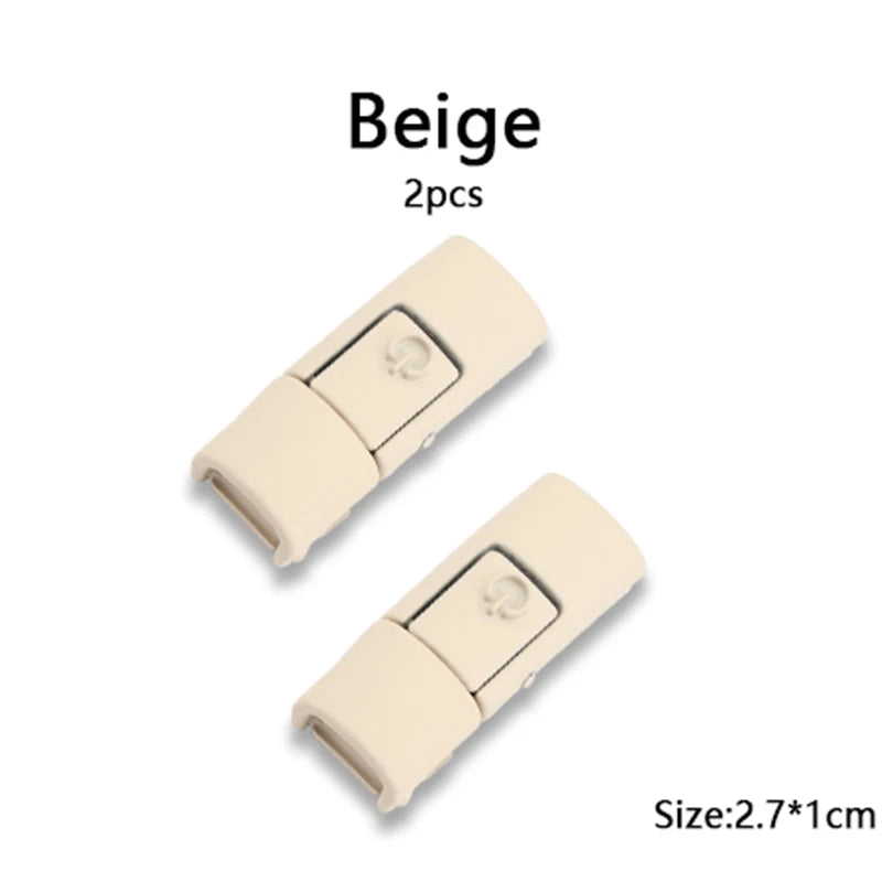 Metal Shoelace Clips & Lock Buckles