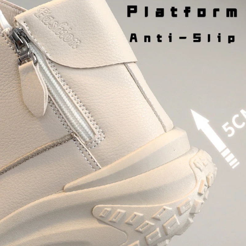 Women's High-Top Platform Boots
