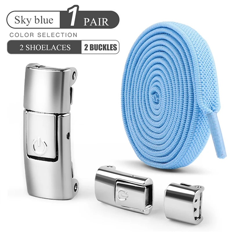 Flat Elastic No-Tie Shoelaces (8mm)