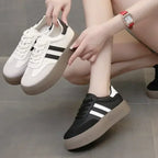 Women's Platform Lace-Up Sneakers