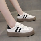 Women's Platform Lace-Up Sneakers