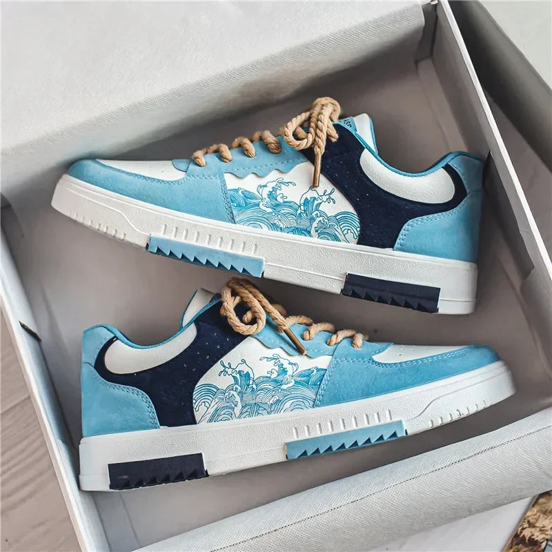 Men's Multi-Color Canvas Sneakers