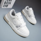 Men's White Platform Skate Shoes