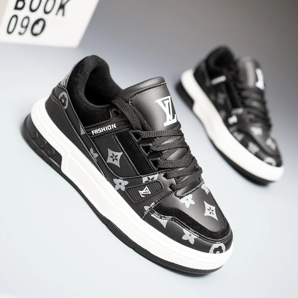 Men's White Platform Skate Shoes