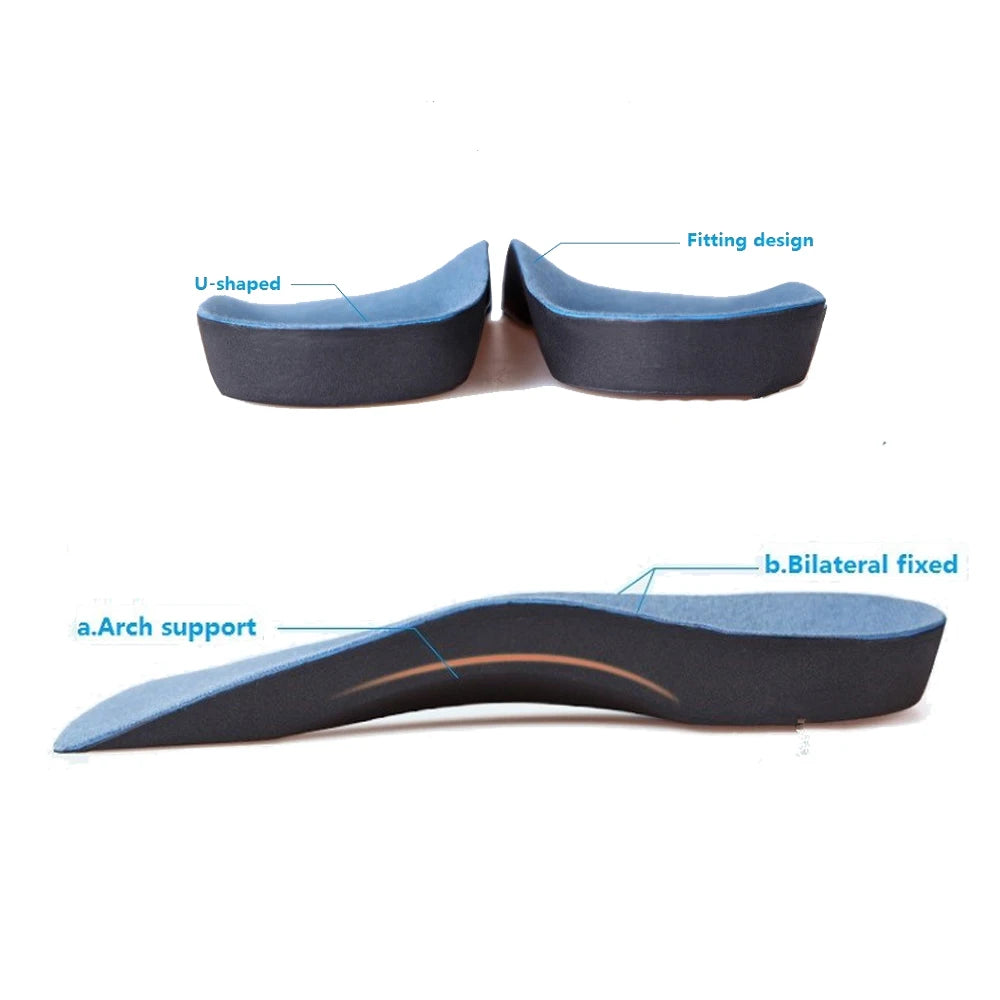 3/4 Orthotic Arch Support Insoles