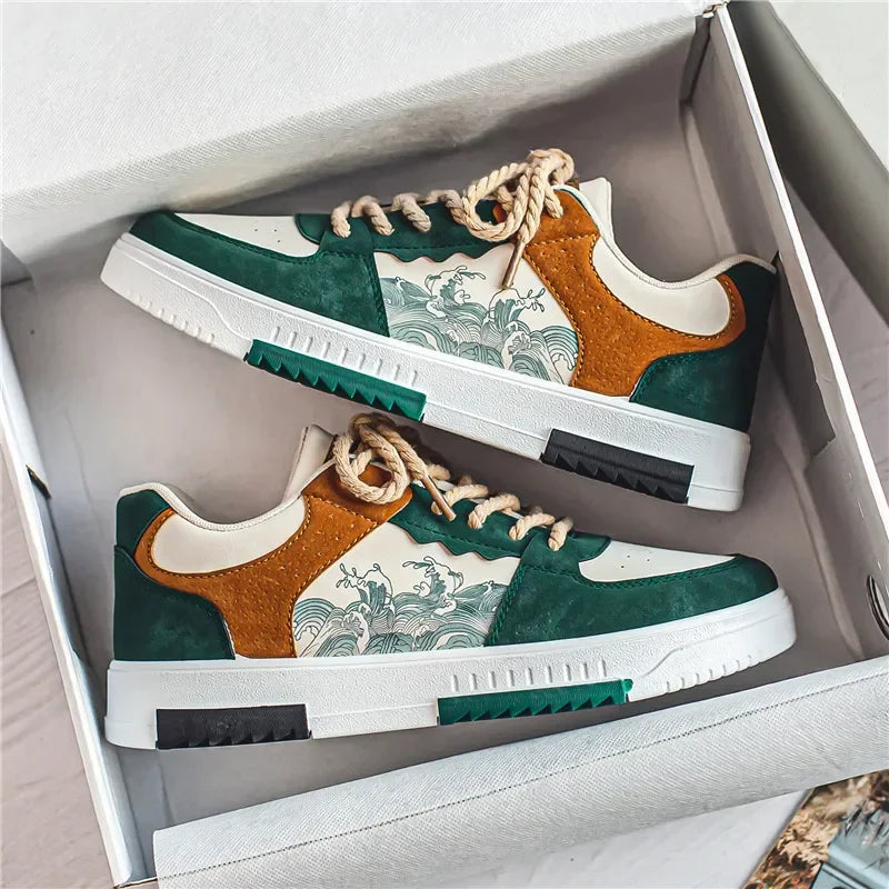 Men's Multi-Color Canvas Sneakers