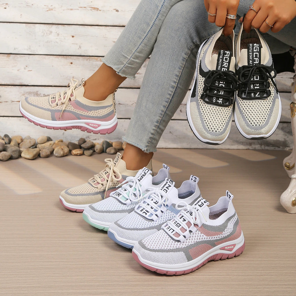 Women's Two-Tone Work Sneakers