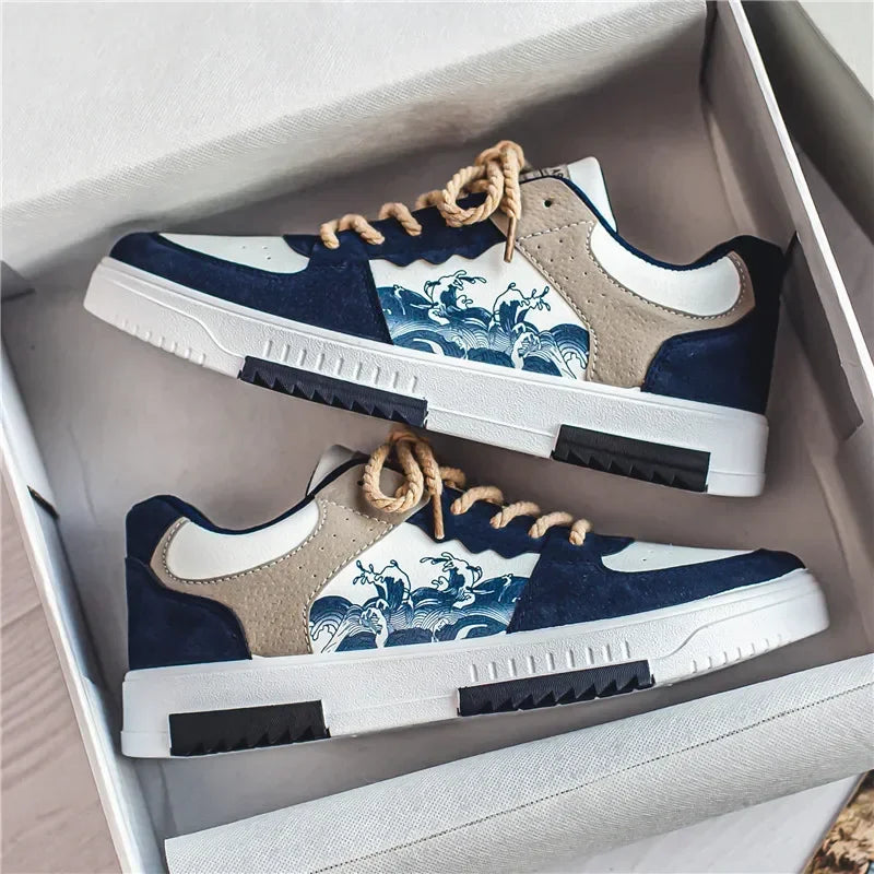 Men's Multi-Color Canvas Sneakers