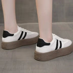 Women's Platform Lace-Up Sneakers