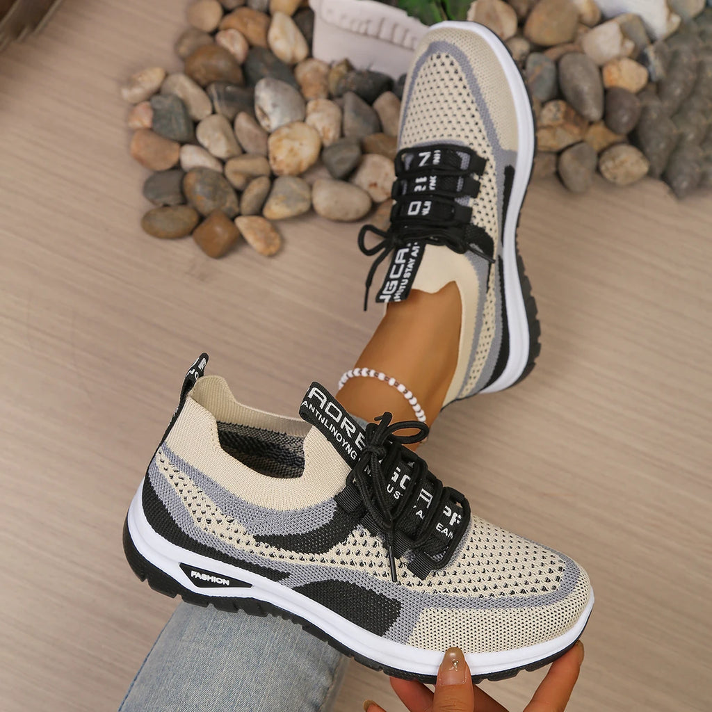 Women's Two-Tone Work Sneakers