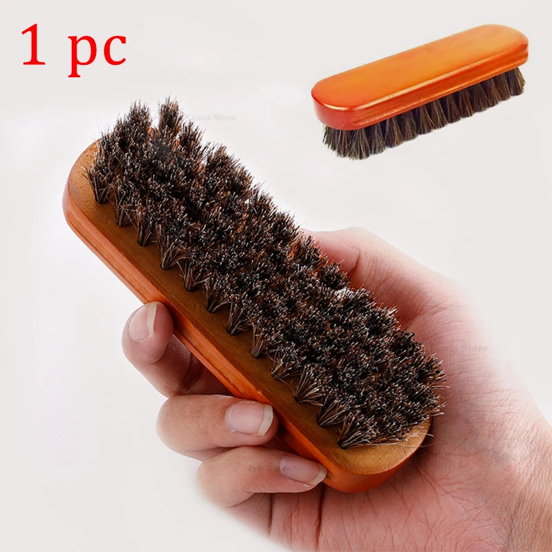 Horsehair Leather Polish Brush