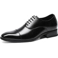 Men's Wide-Fit Leather Oxford Dress Shoes