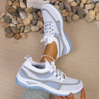 Women's Two-Tone Work Sneakers