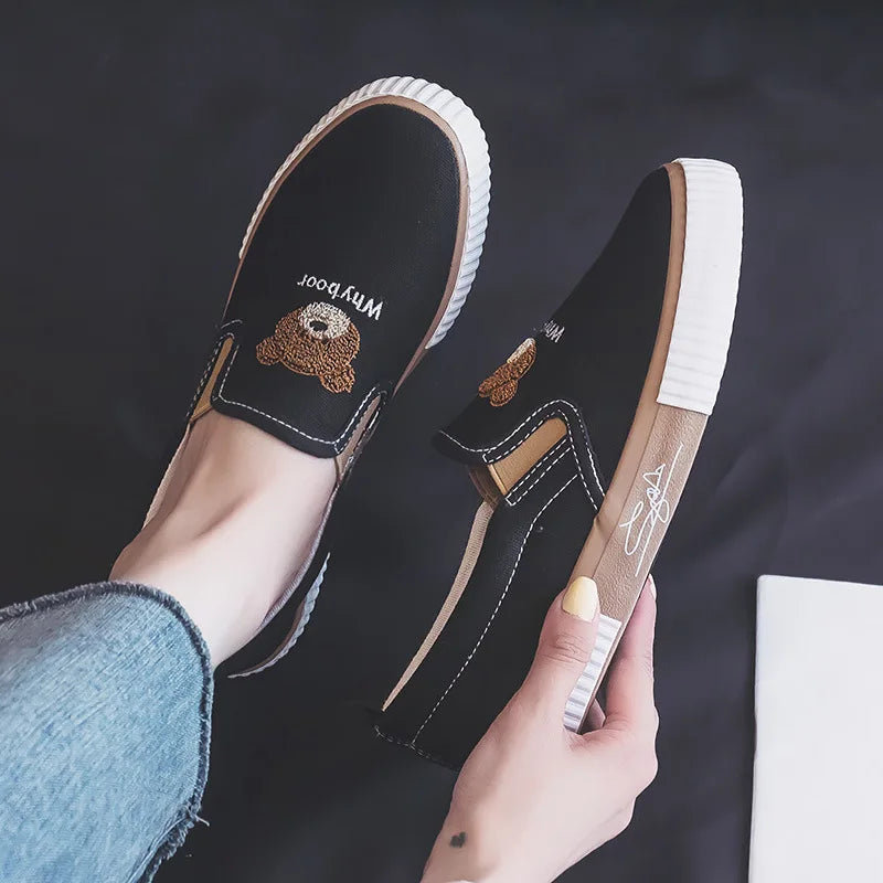Women's Cushioned Canvas Sneakers