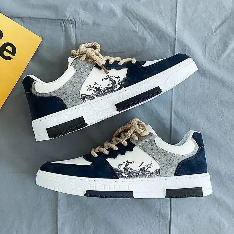 Men's Multi-Color Canvas Sneakers