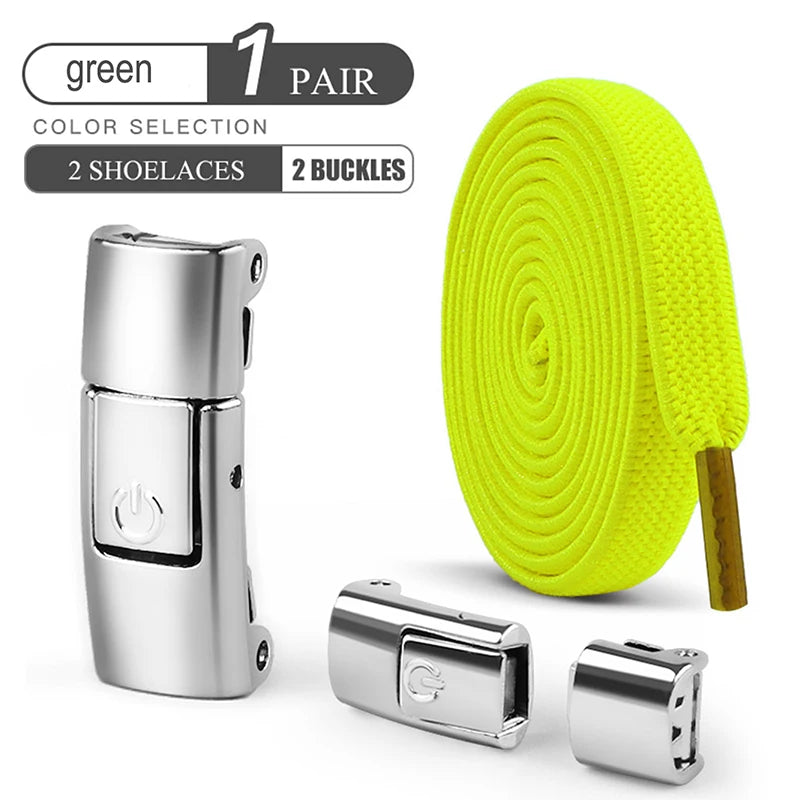 Flat Elastic No-Tie Shoelaces (8mm)