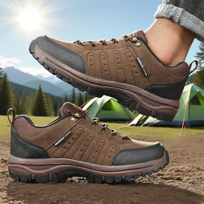 Men's Retro Wedge Platform Hiking Sneakers