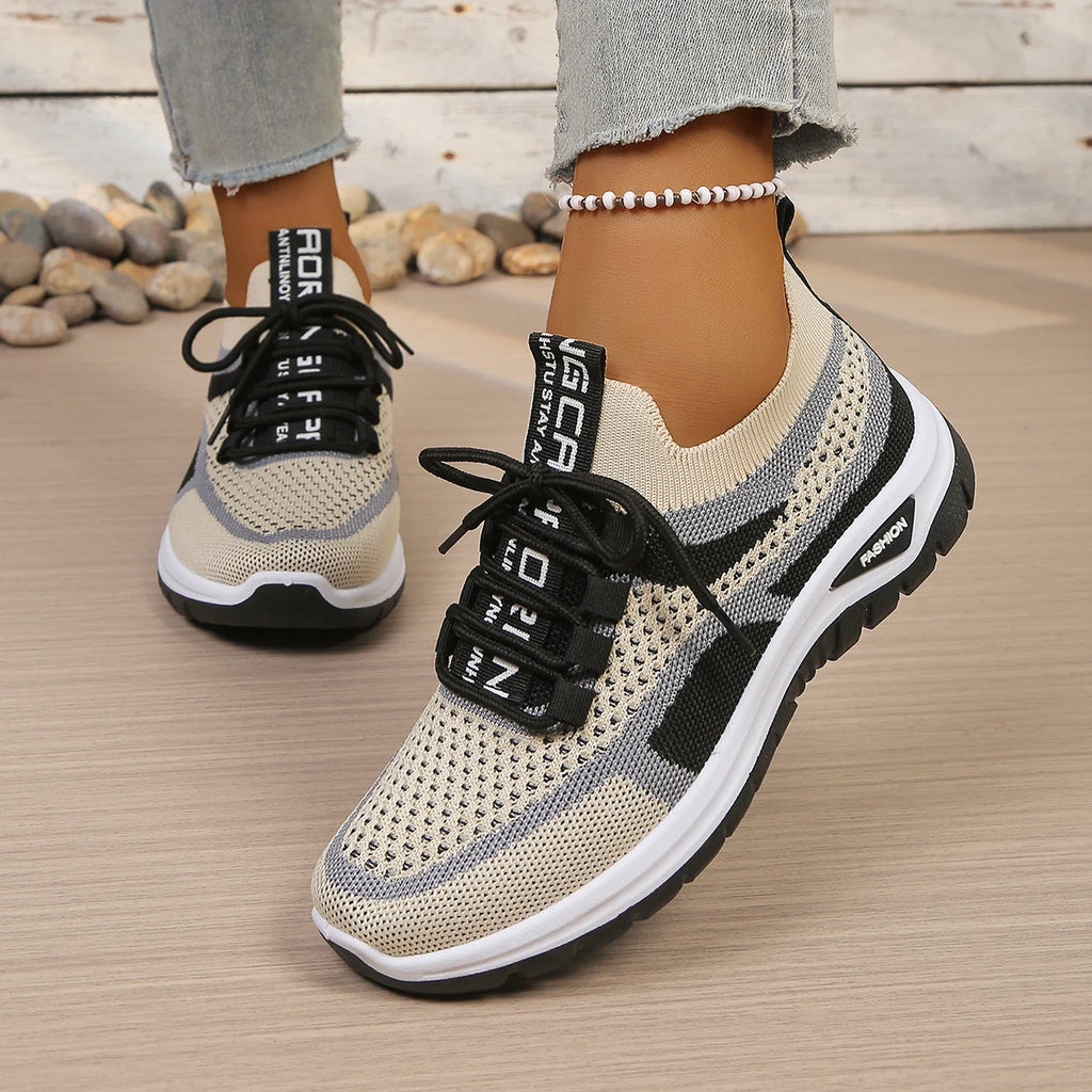 Women's Two-Tone Work Sneakers