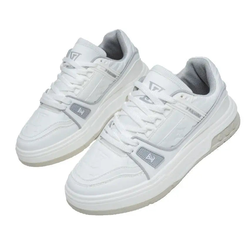 Men's White Platform Skate Shoes