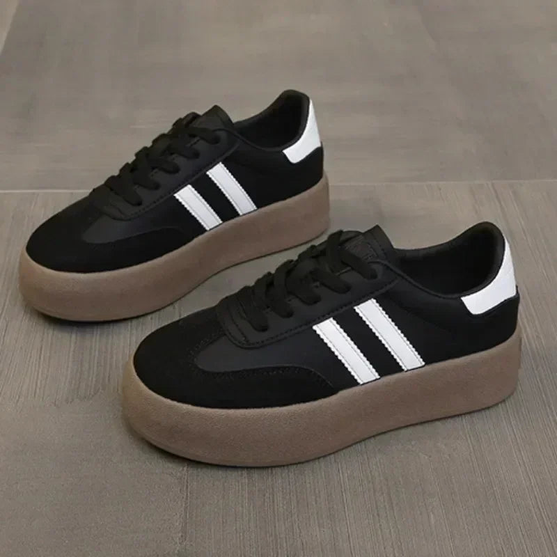 Women's Platform Lace-Up Sneakers