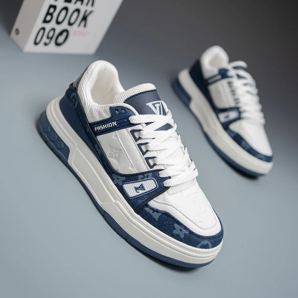 Men's White Platform Skate Shoes