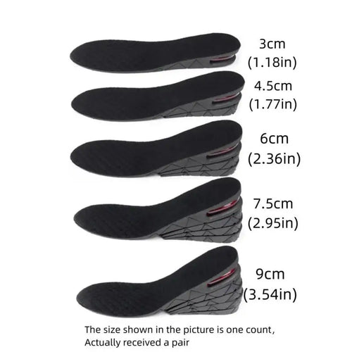 Height Increasing Insoles – Detachable Layers