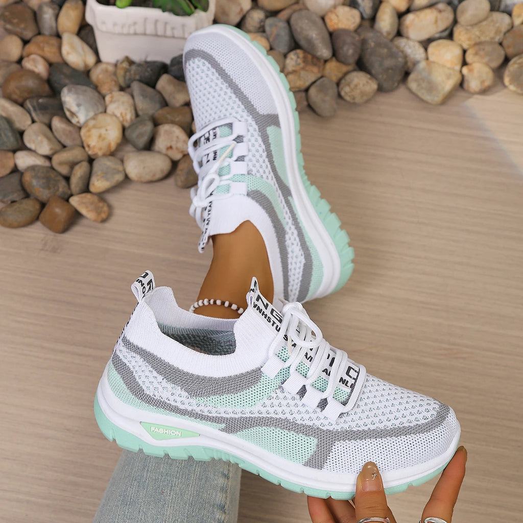Women's Two-Tone Work Sneakers