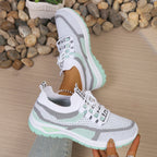 Women's Two-Tone Work Sneakers