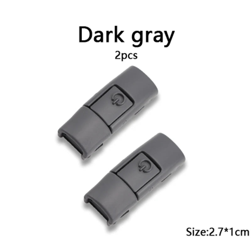 Metal Shoelace Clips & Lock Buckles